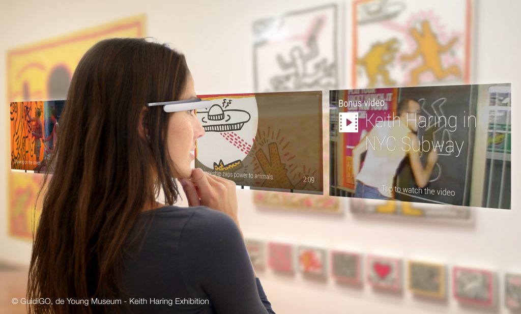 GuidiGO for Glass Keith Haring Exhibition at SF de Young