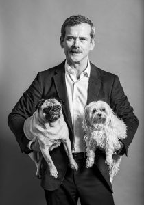 Cmdr Hadfield with Albert and Jack