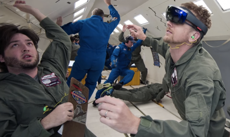 HoloLens in space