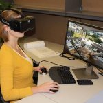 VR headset at your desk