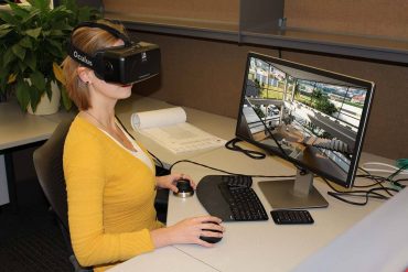 VR headset at your desk