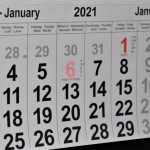 2021 calendar (January)
