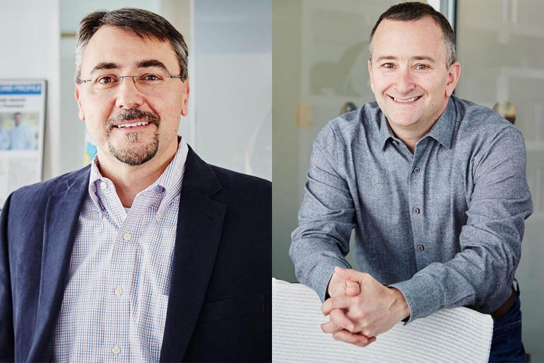 Portraits of Information Venture Partners' co-founders