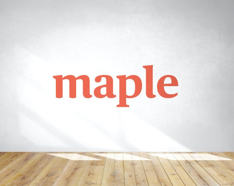 Maple startup logo