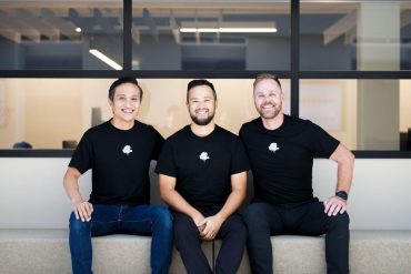 Rose Rocket's founders: Alexsander Luksidadi, Justin Sky, and Justine Bailie
