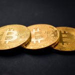 Three physical Bitcoins