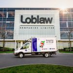 Loblaws truck infront of Loblaws store