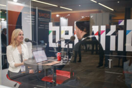 BetaKit Podcast Booth at SAAS NORTH