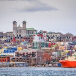Picture of Downtown St.John's from a distance.