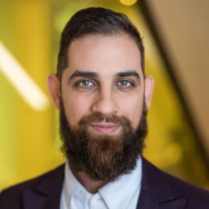 A headshot of Samy Bjaiji