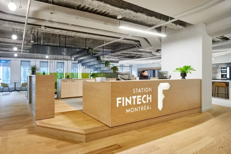 The Station FinTech Montreal office
