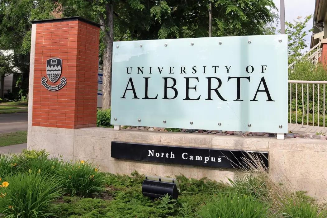 A University of Alberta sign