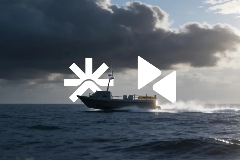 A boat on a stormy ocean